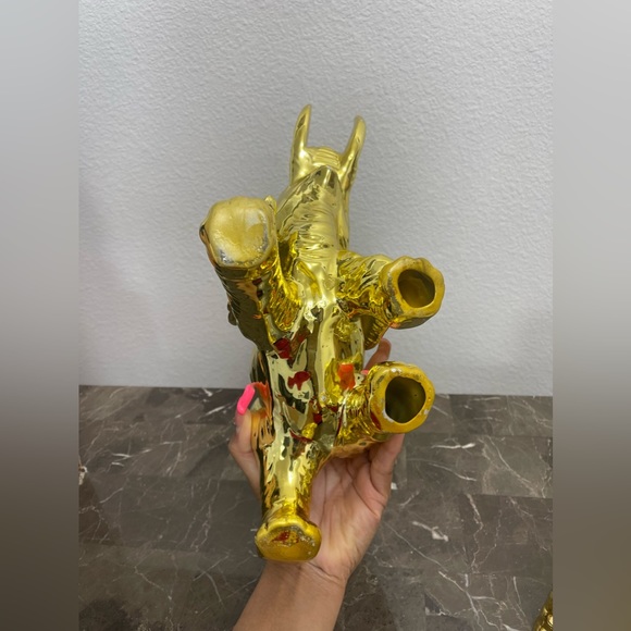 Gold Elephant Figures (Set of 3) - Picture 8 of 15